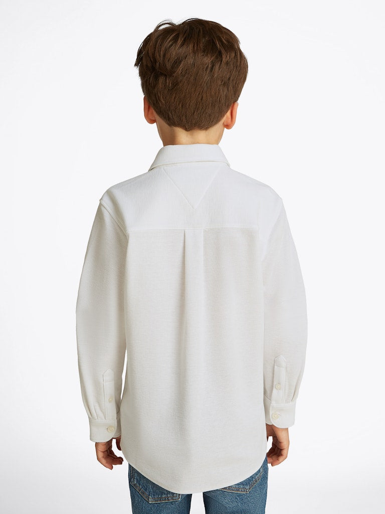 Micro Waffle Knit Regular Fit Shirt