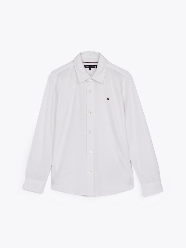 Micro Waffle Knit Regular Fit Shirt