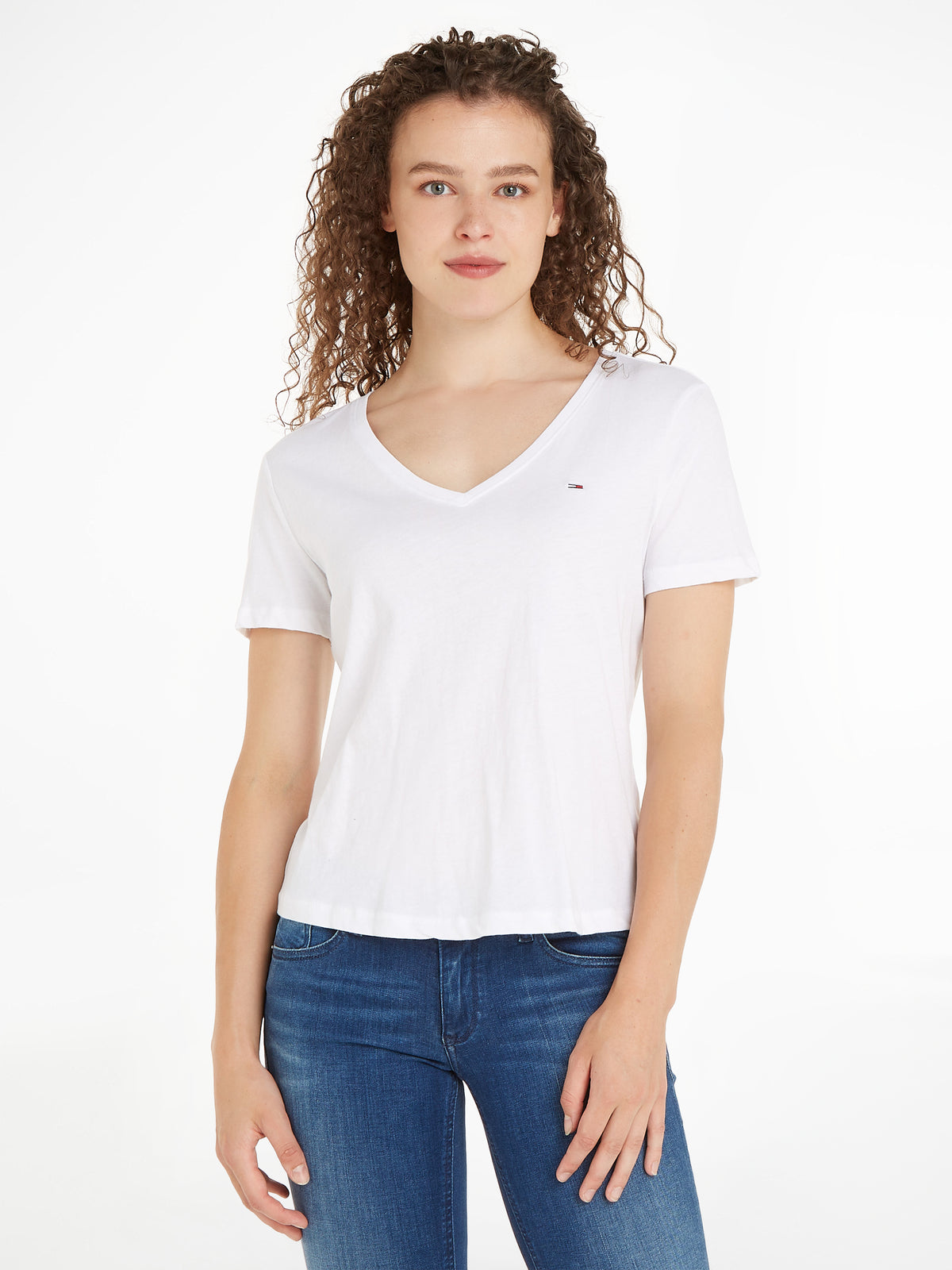 V-Neck Small Logo T-Shirt