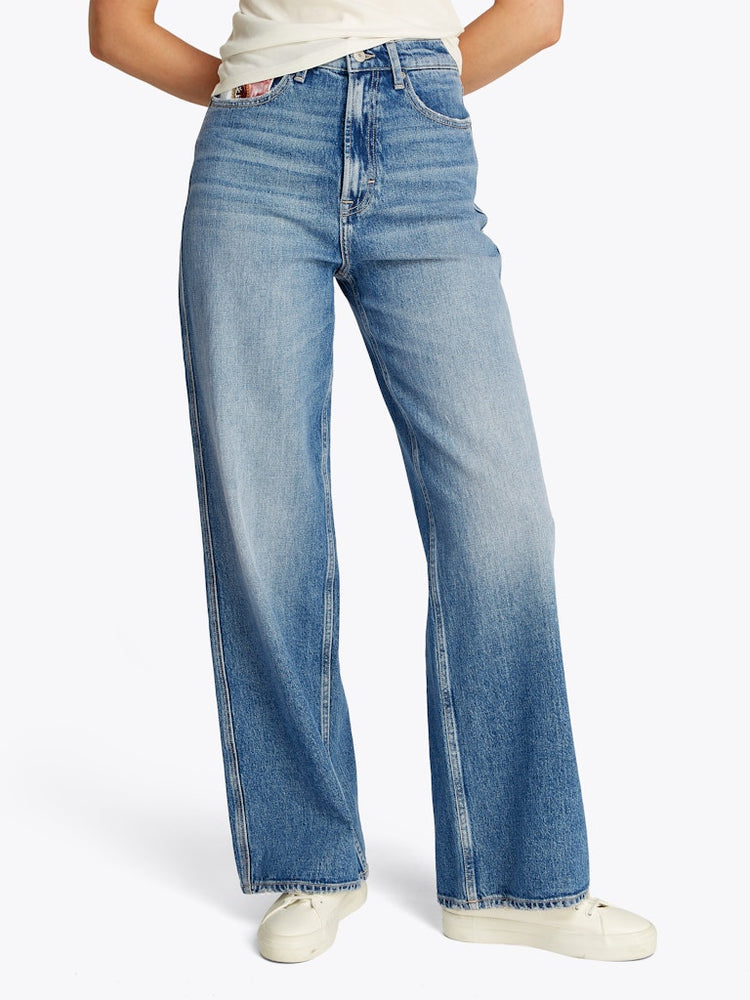 Claire High Rise Wide Straight Leg Jeans