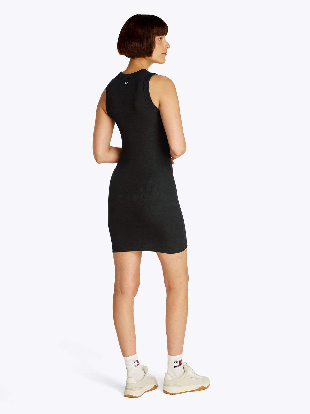 Bubble Logo Slim Mini Dress