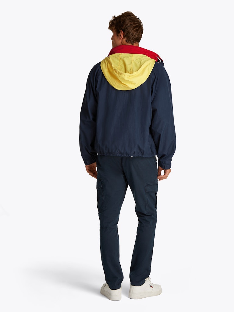 Logo Colour Block Relaxed Jacket