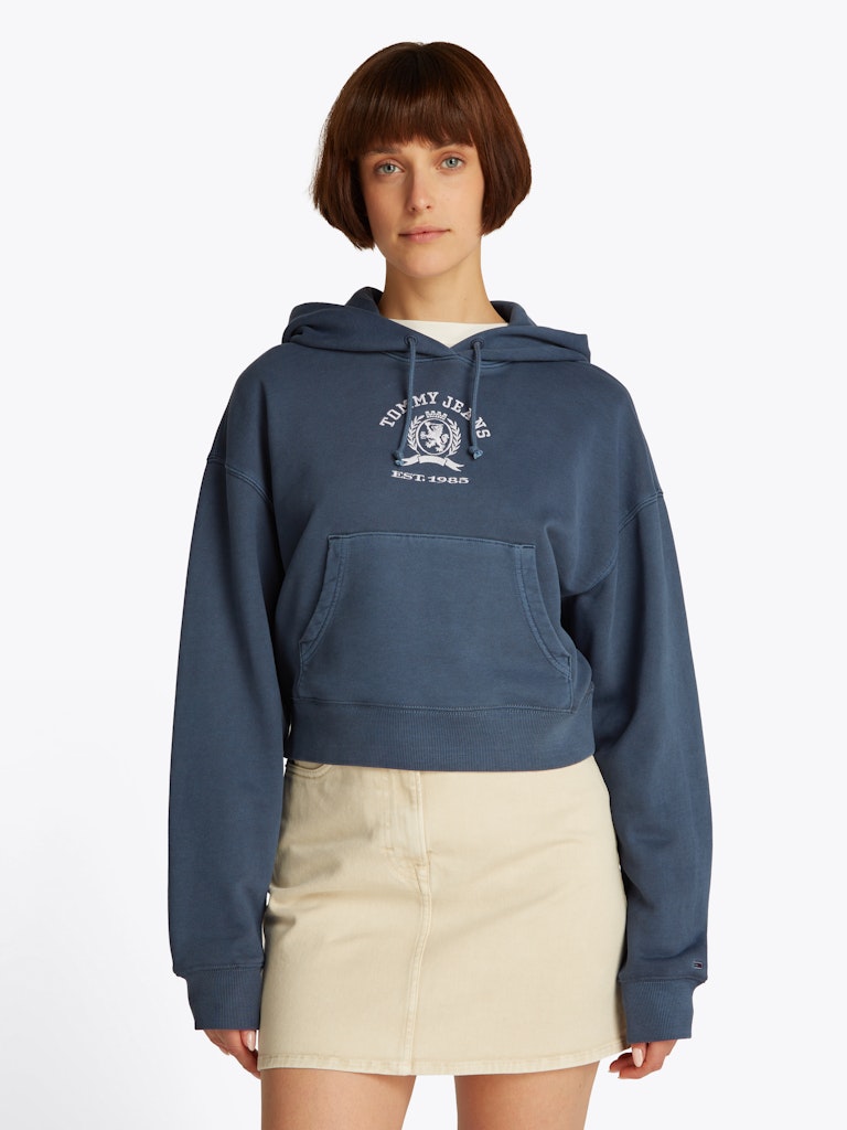 Boxy Crop Varsity Sweatshirt