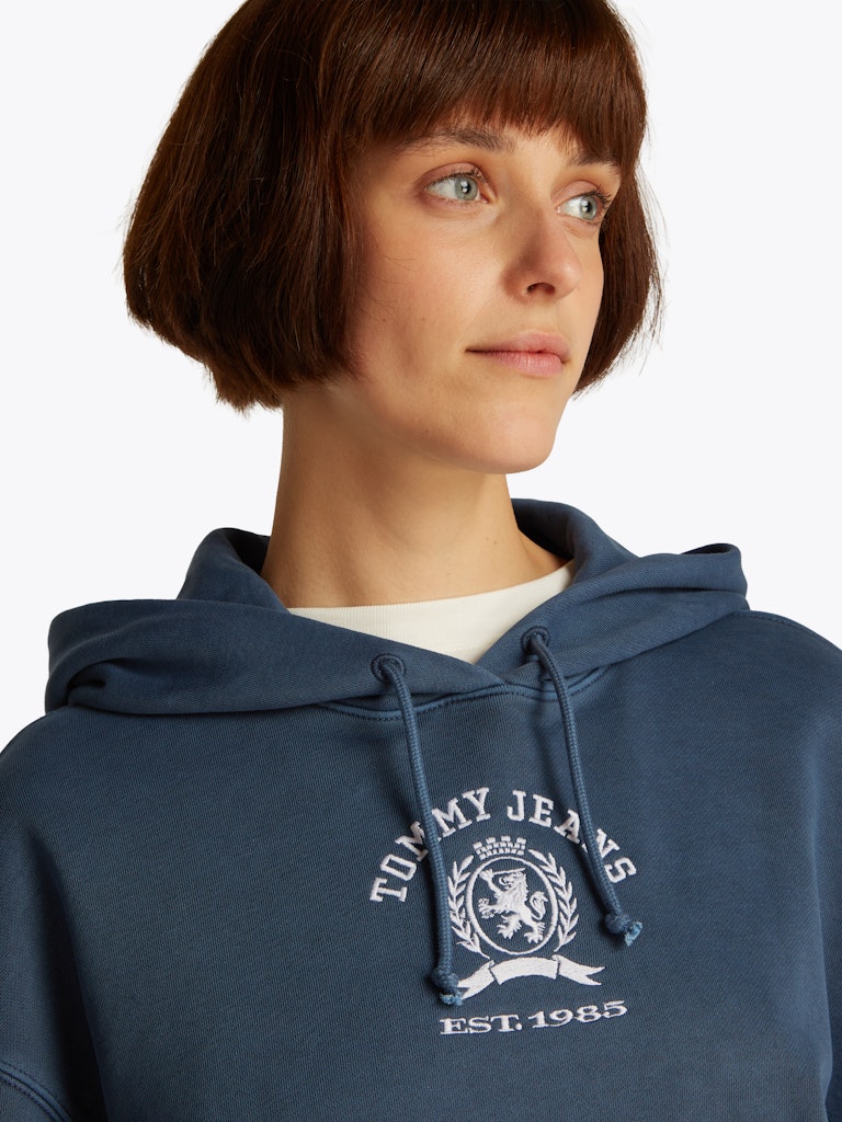 Boxy Crop Varsity Sweatshirt