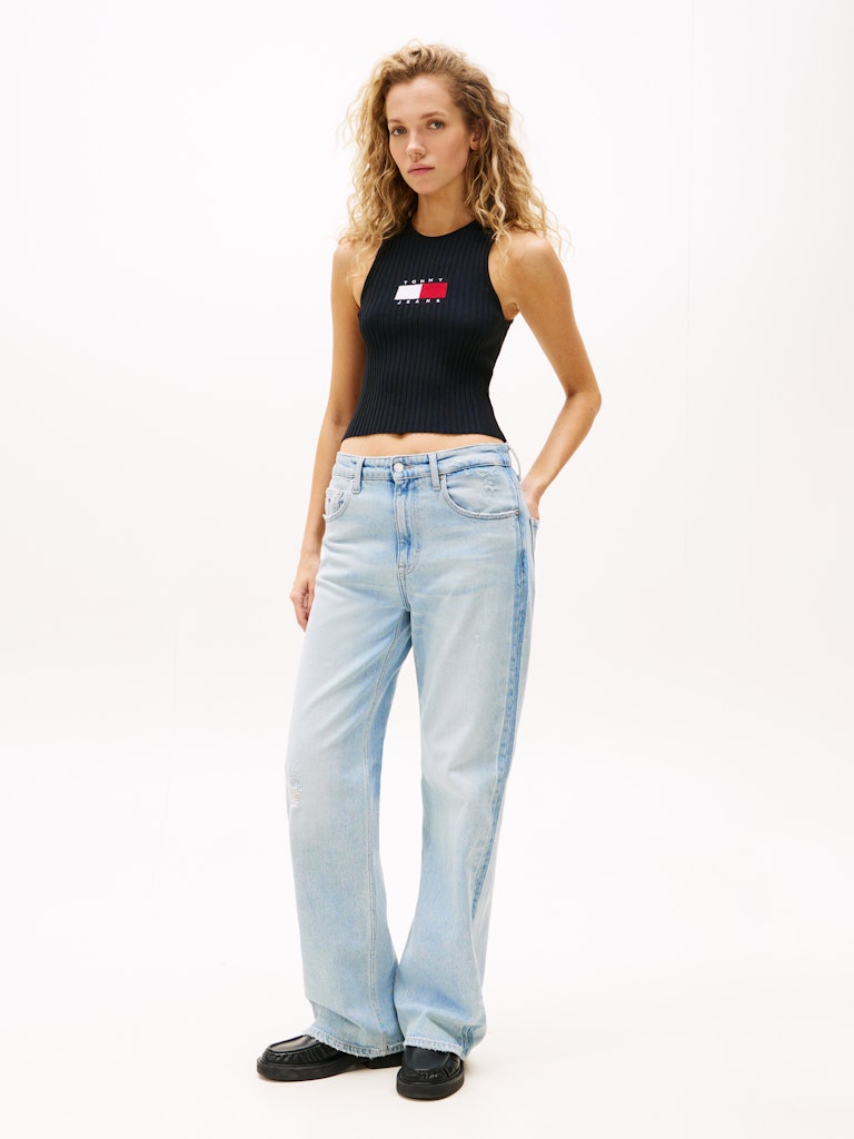 Ribbed Slim Racerback Tank Top