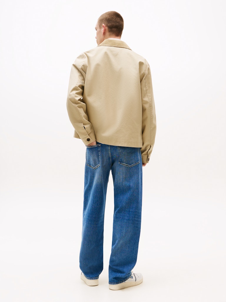 Tonal Logo Boxy Chore Jacket