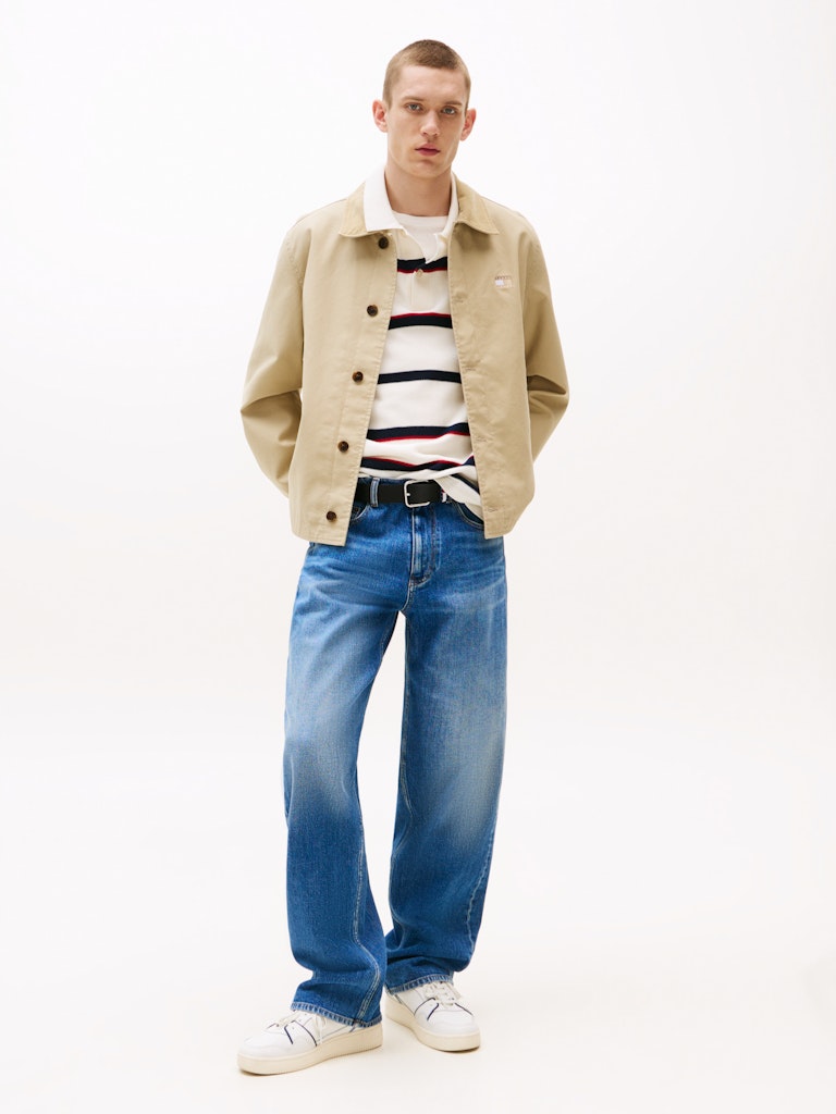 Tonal Logo Boxy Chore Jacket