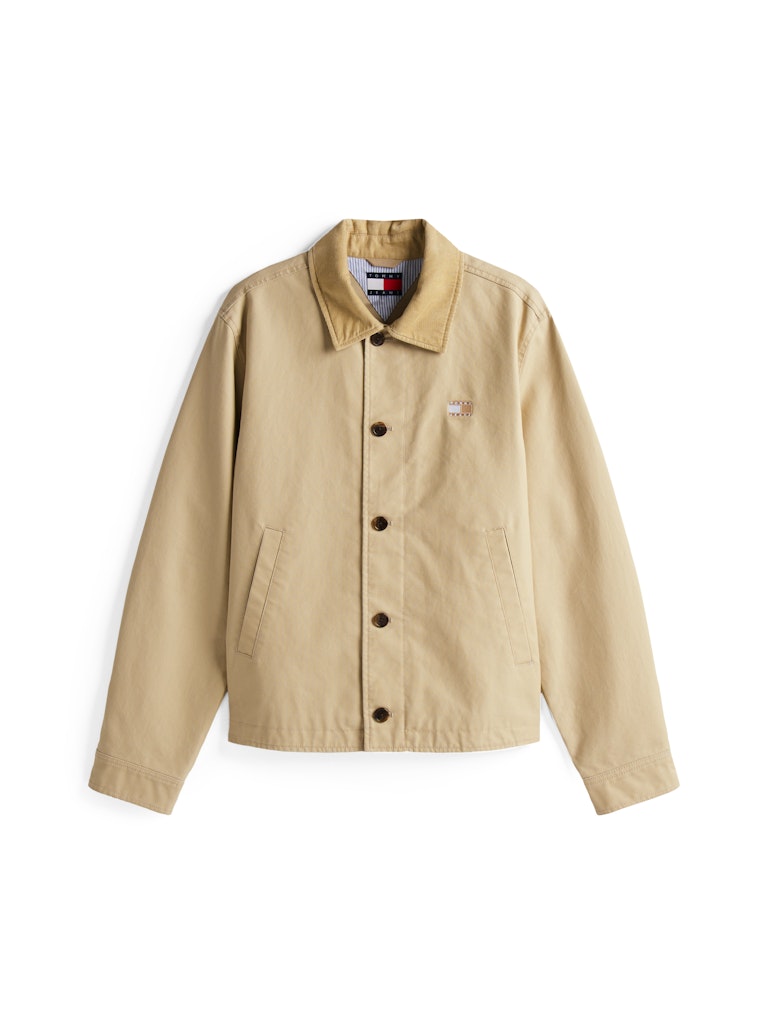 Tonal Logo Boxy Chore Jacket