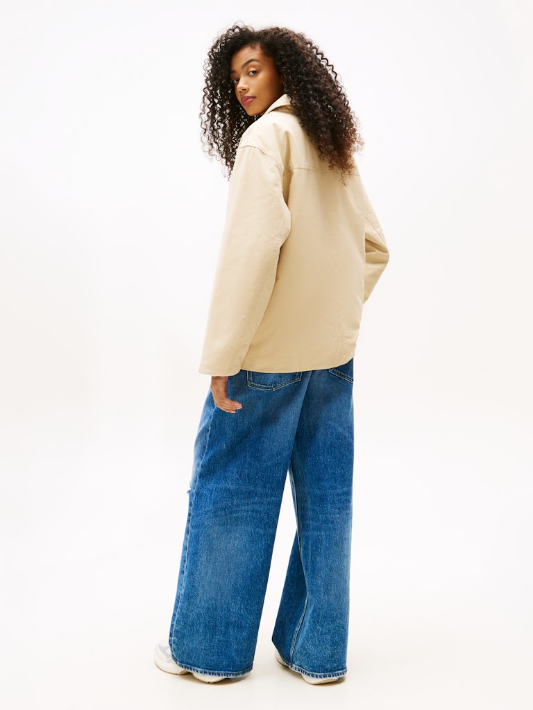 Badge Boxy Padded Chore Jacket