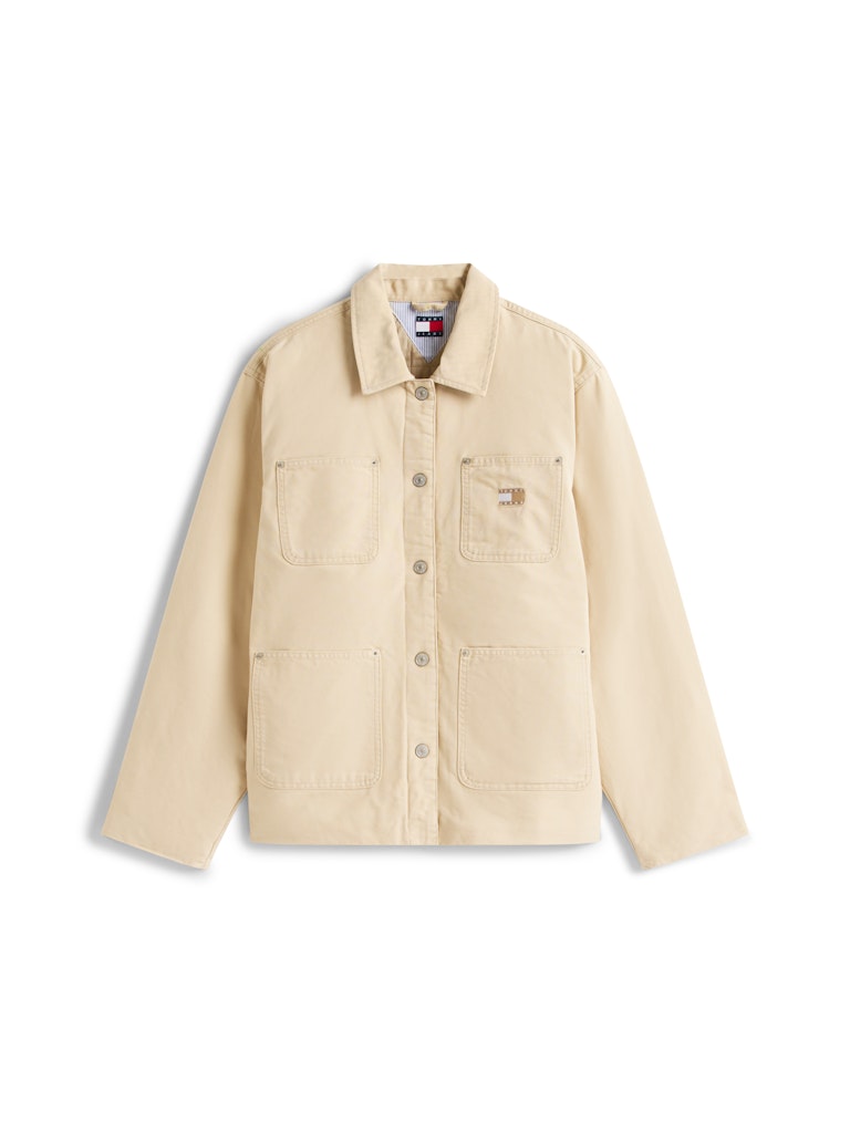 Badge Boxy Padded Chore Jacket