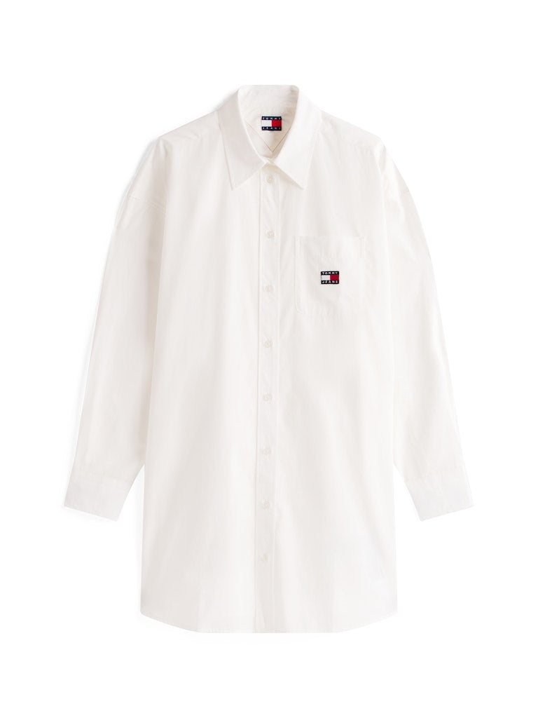 Oversized Mini Shirt Dress
