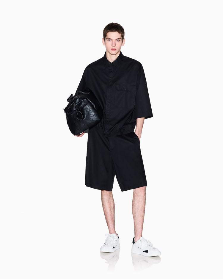 Loose fit shirt in ripstop cotton