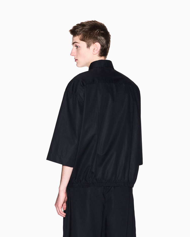 Loose fit shirt in ripstop cotton