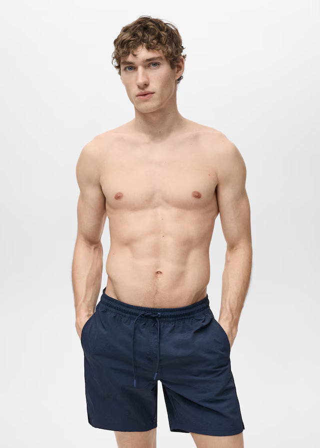 Swim Shorts With Tie