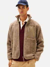 Teddy Fleece Zip Thru Jacket