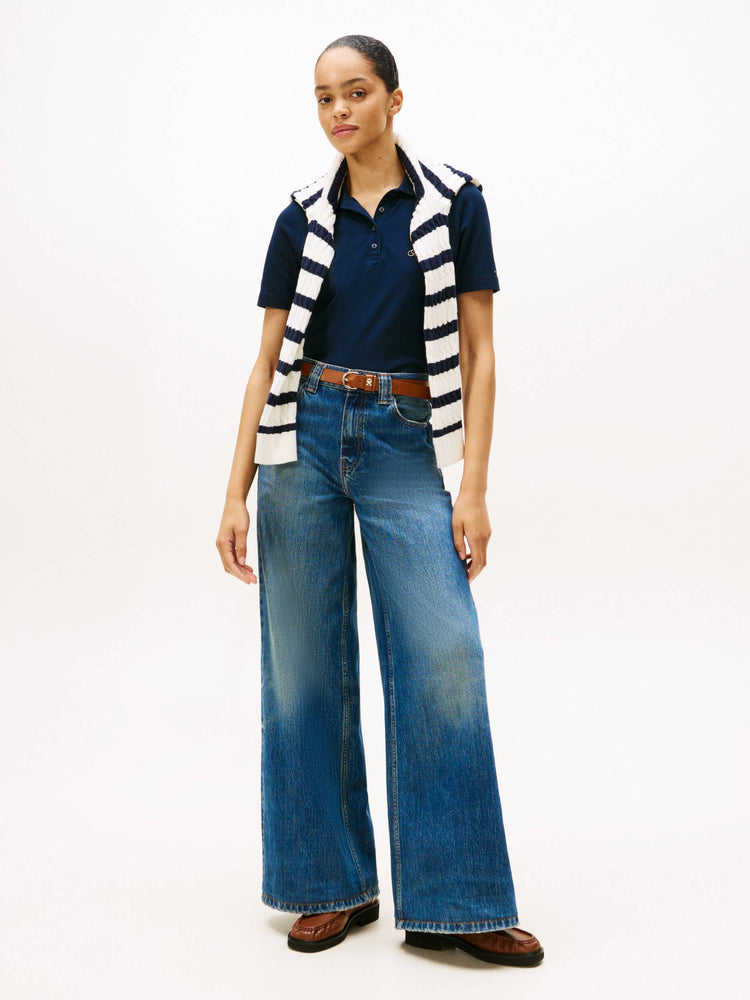 Crest Embroidery Regular Fit Polo Shirt