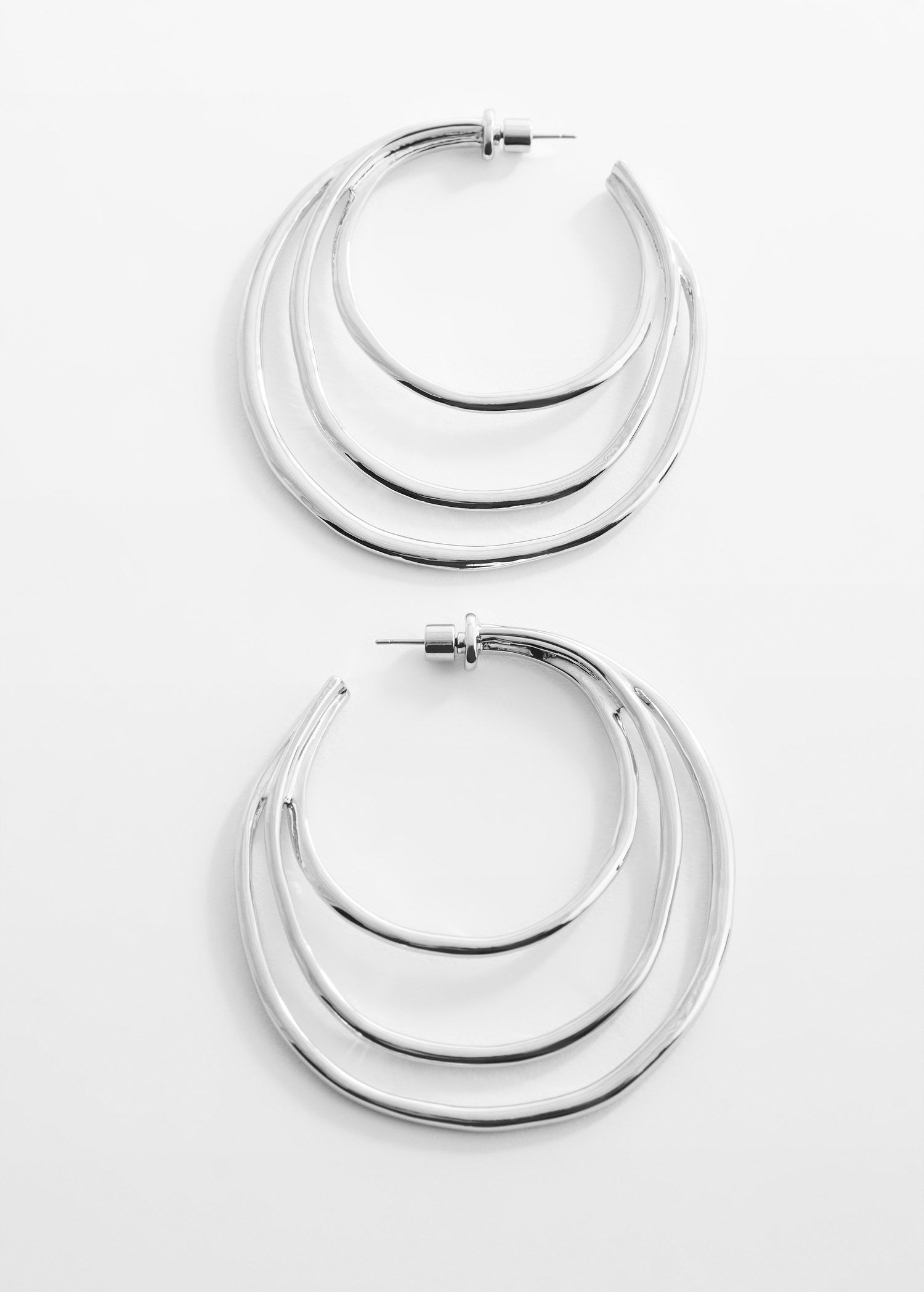 Mango Three Hoop Earrings