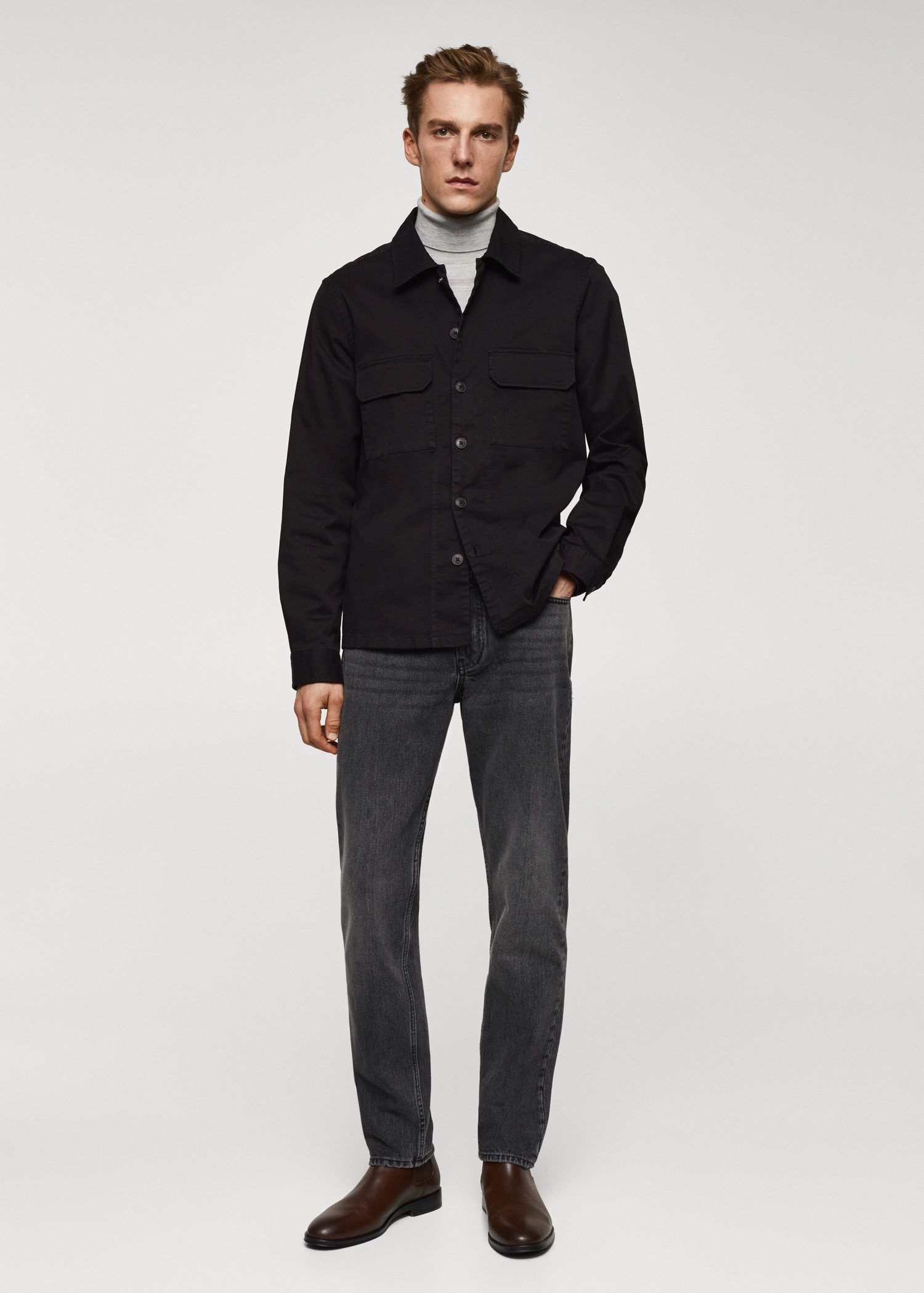 Mango Slim Fit Overshirt