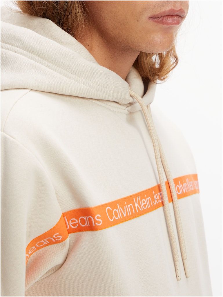 Calvin klein logo tape 2025 hoodie