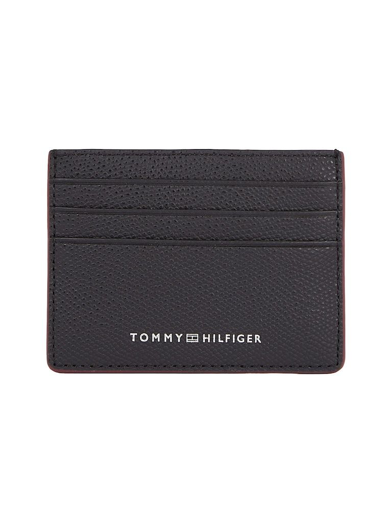 Tommy Hilfiger Leather Pebble Frain Credit Card Holder
