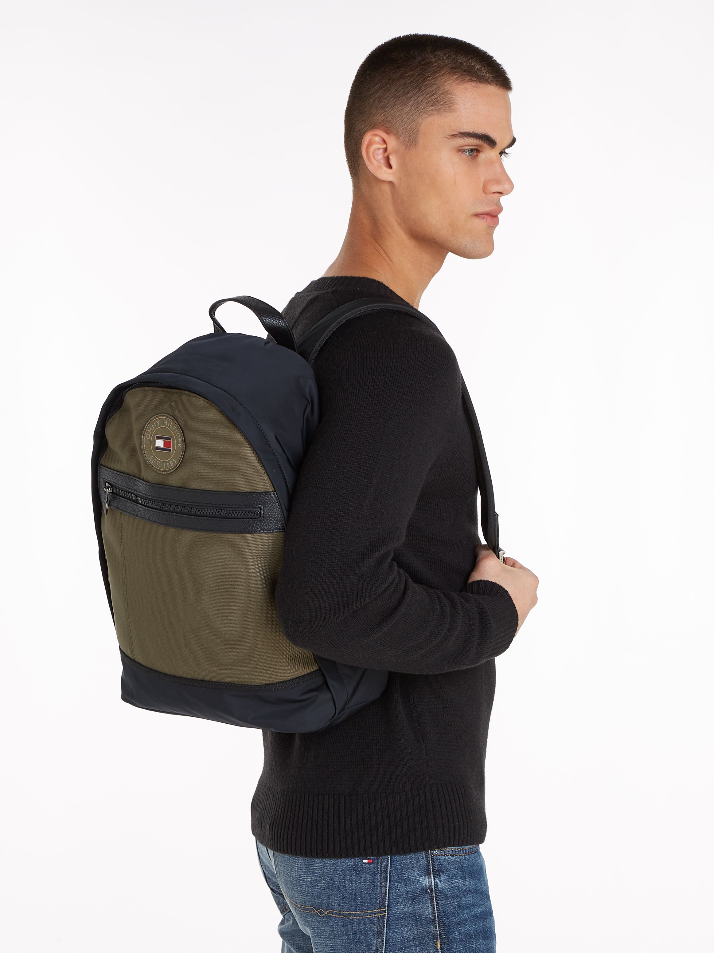 Tommy Hilfiger Color Block Dome Backpack