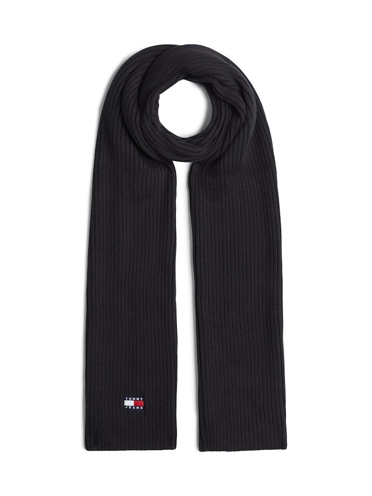 Tommy Jeans Heritage Stretch Knit Scarf With Patch