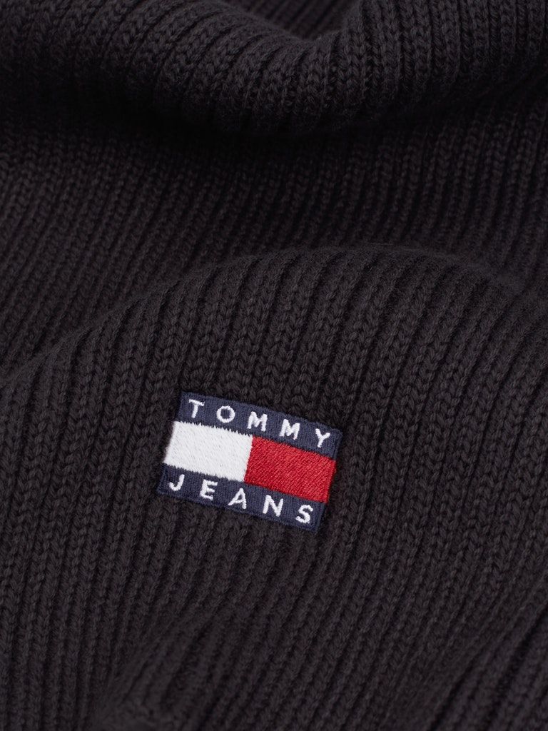 Tommy Jeans Heritage Stretch Knit Scarf With Patch