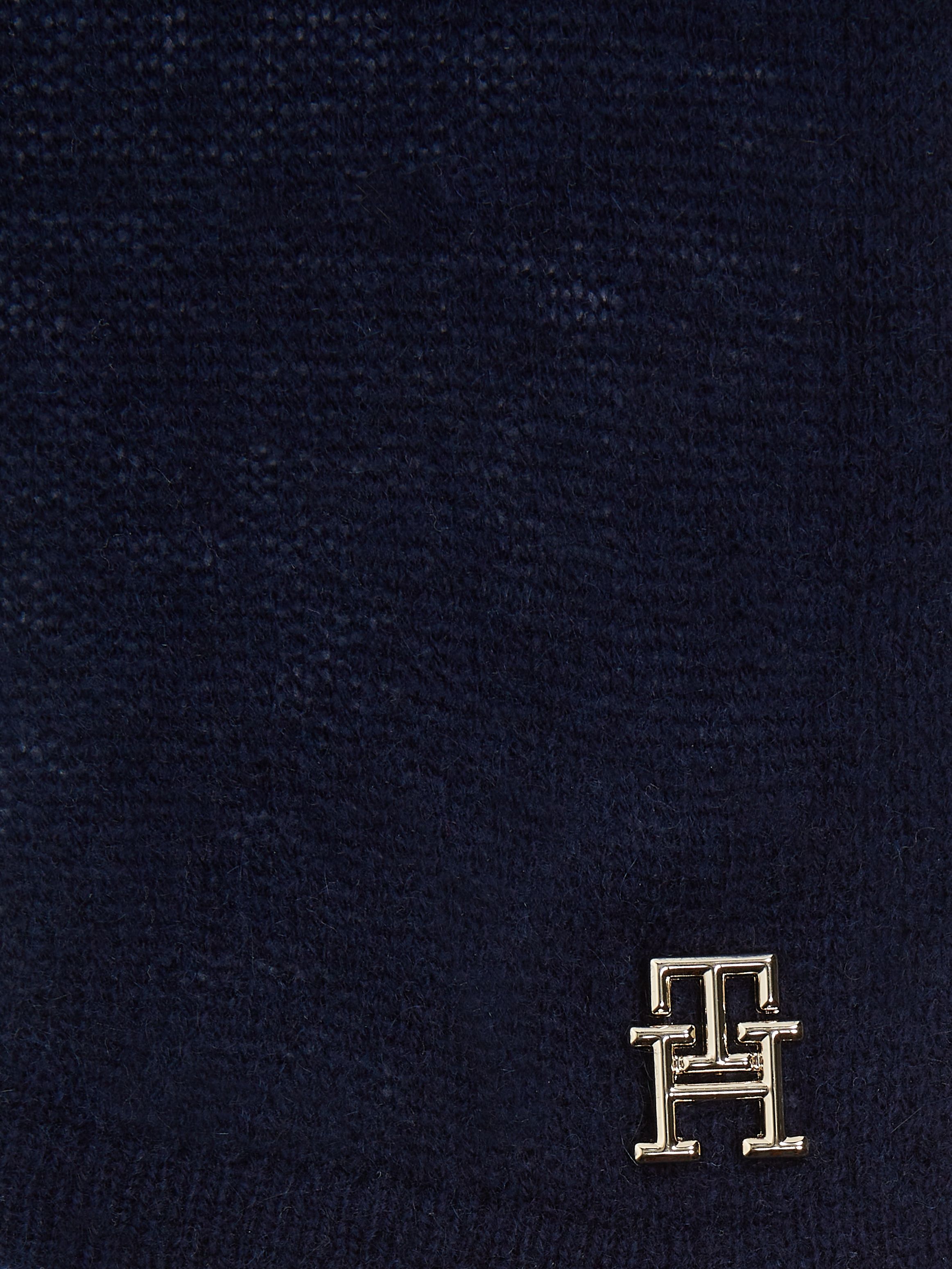 Tommy Hilfiger Chic Knitted TH Monogram Scarf