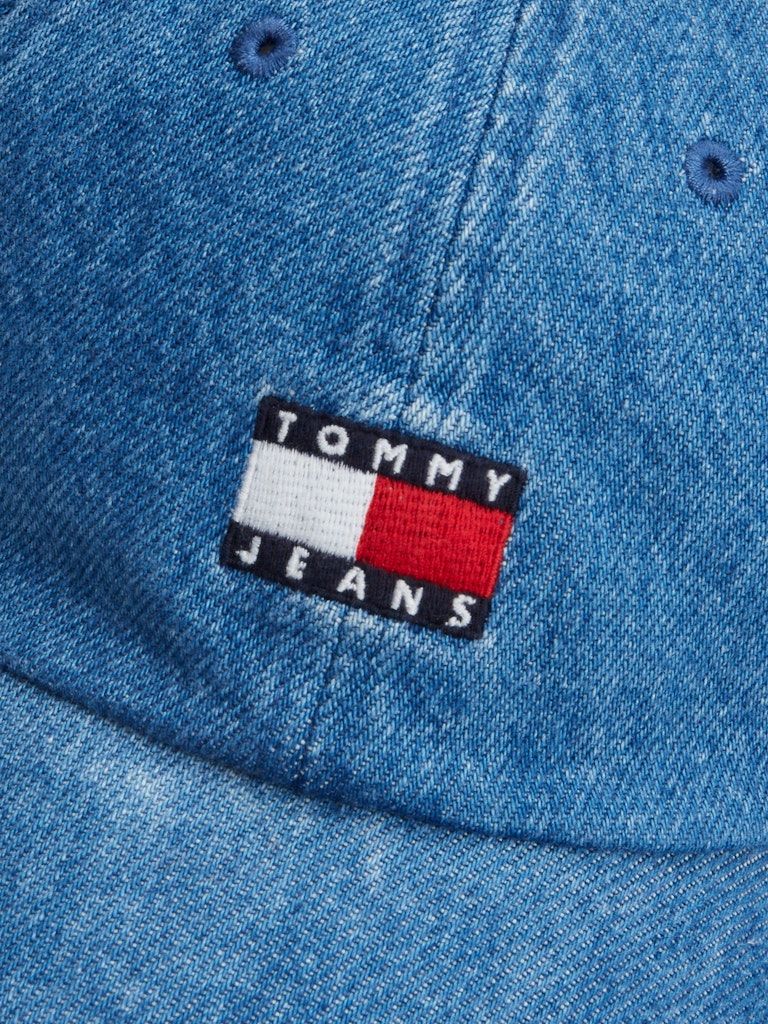 Tommy Jeans Heritage Faded Denim Baseball Cap