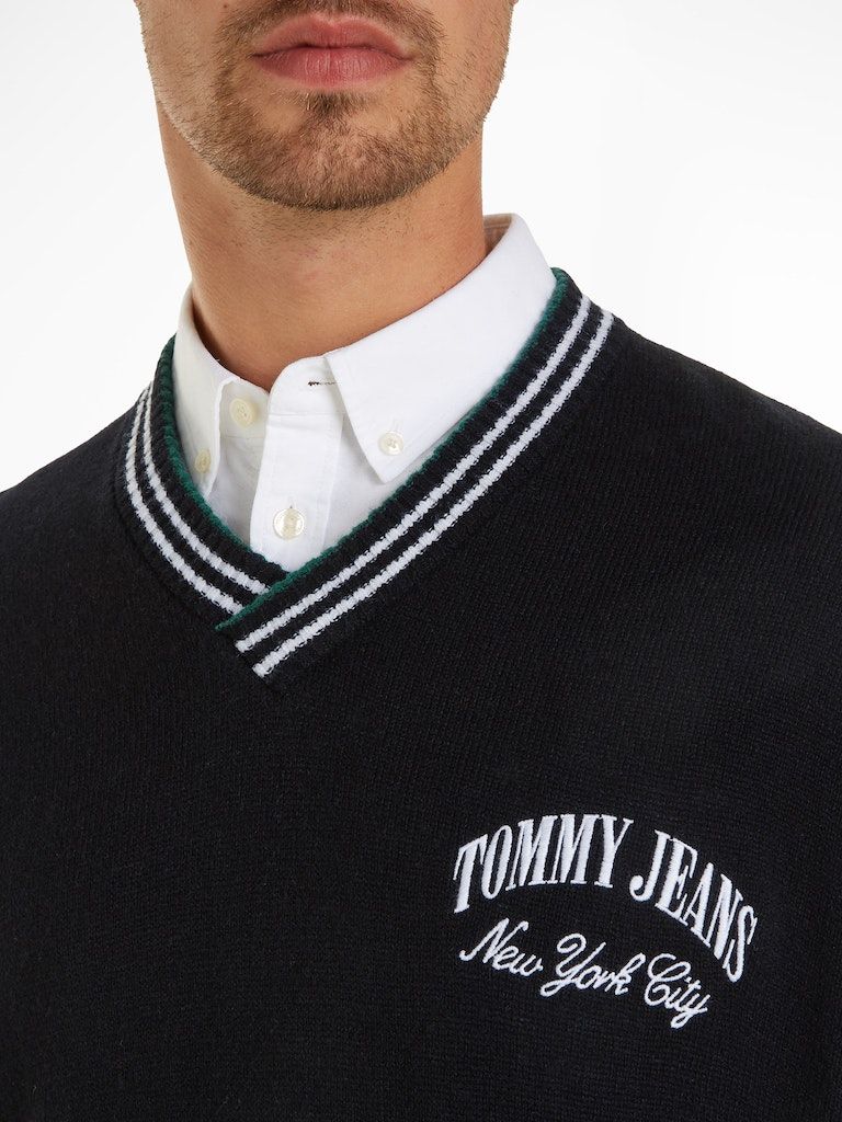 Tommy Jeans Relaxed Varsity Knitted Vest