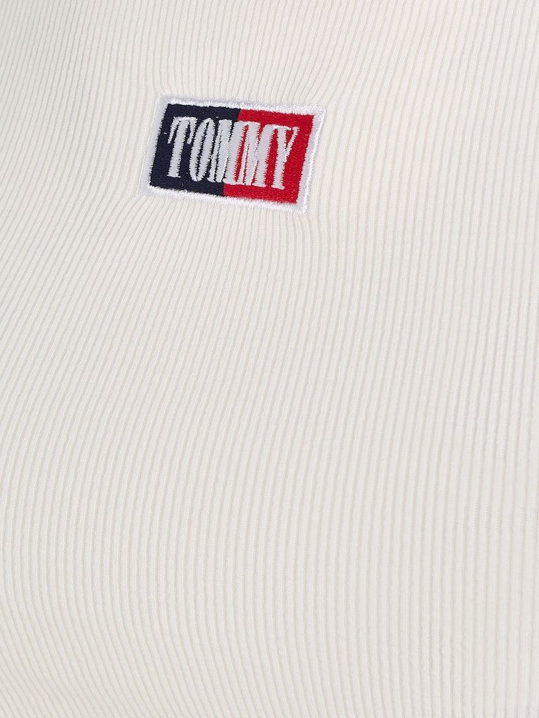 Tommy Jeans Ribbed Crop Top