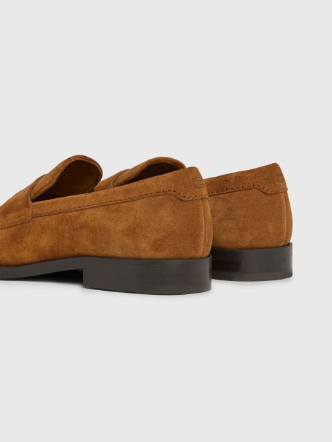 Tommy Hilfiger Suede Slip On Loafers