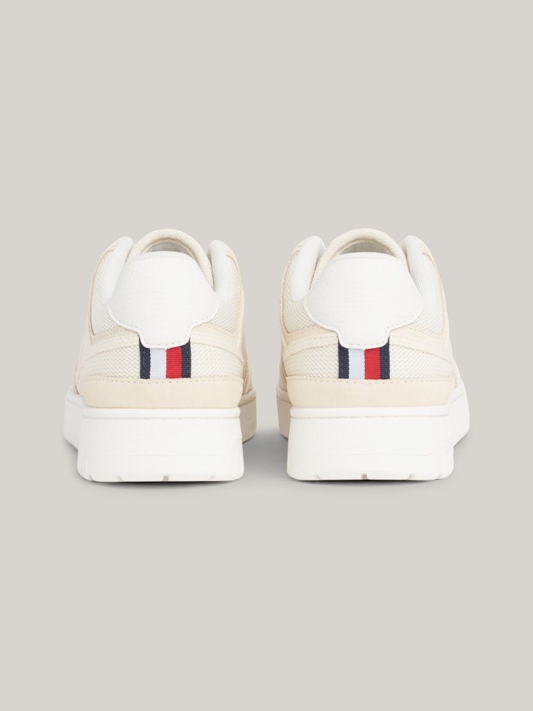 Tommy Hilfiger Mixed Textured Basketball Trainers