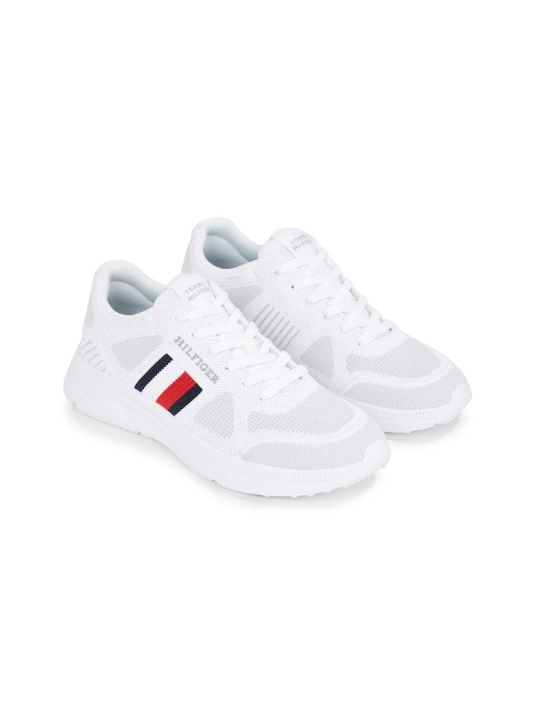 Tommy Hilfiger Modern Knit Mid Top Runner Trainers