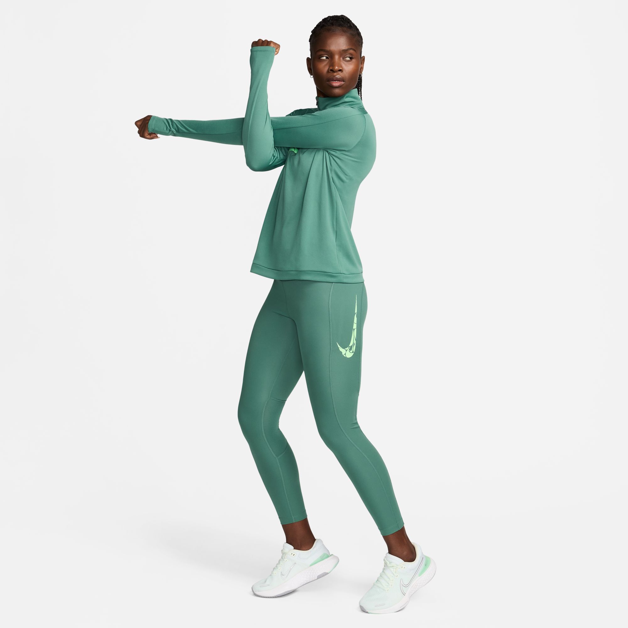 Nike Fast Women's Mid-Rise 7/8 Running Leggings with Pockets