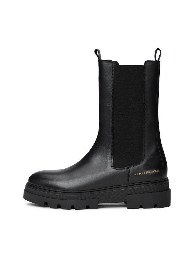 Tommy Hilfiger Leather Cleat Chelsea Boots