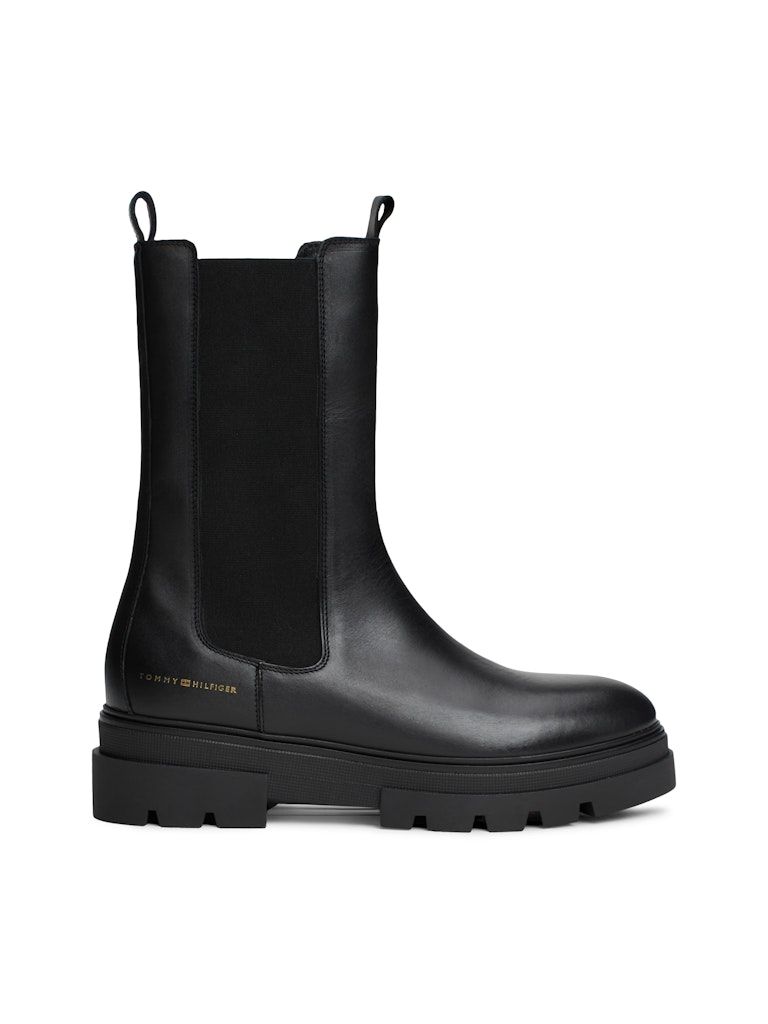 Tommy Hilfiger Leather Cleat Chelsea Boots