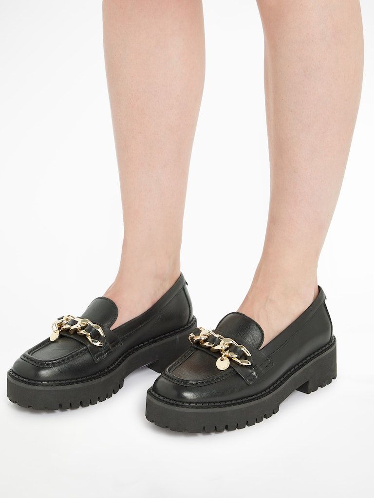 Tommy Hilfiger Chunky Chain Loafers