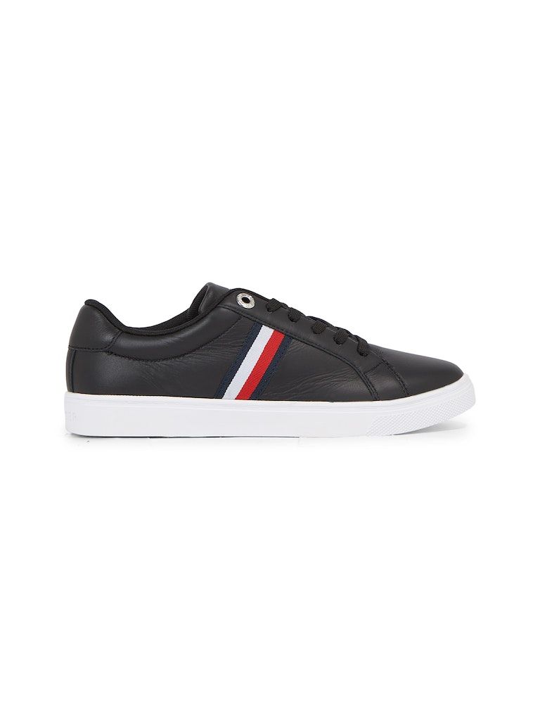 Tommy Hilfiger Essential Global Stripe Leather Sneakers