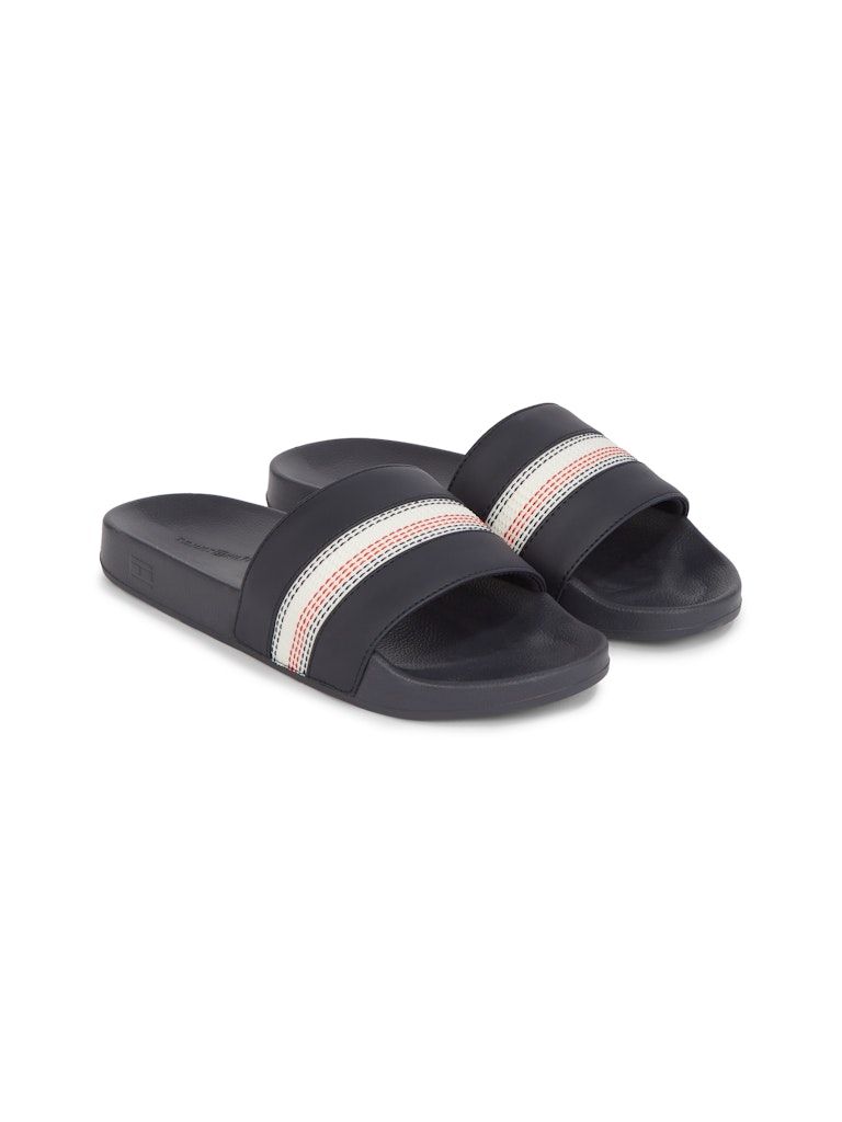 Tommy Hilfiger Global Stripe Stitched Flip Flops