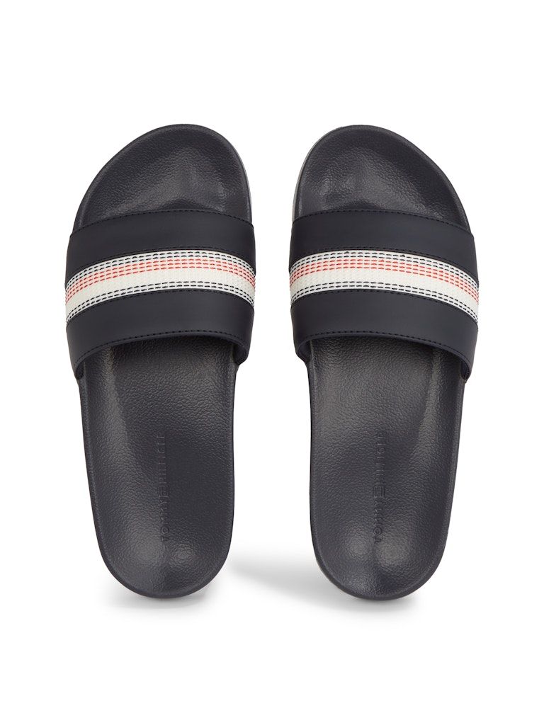 Tommy Hilfiger Global Stripe Stitched Flip Flops