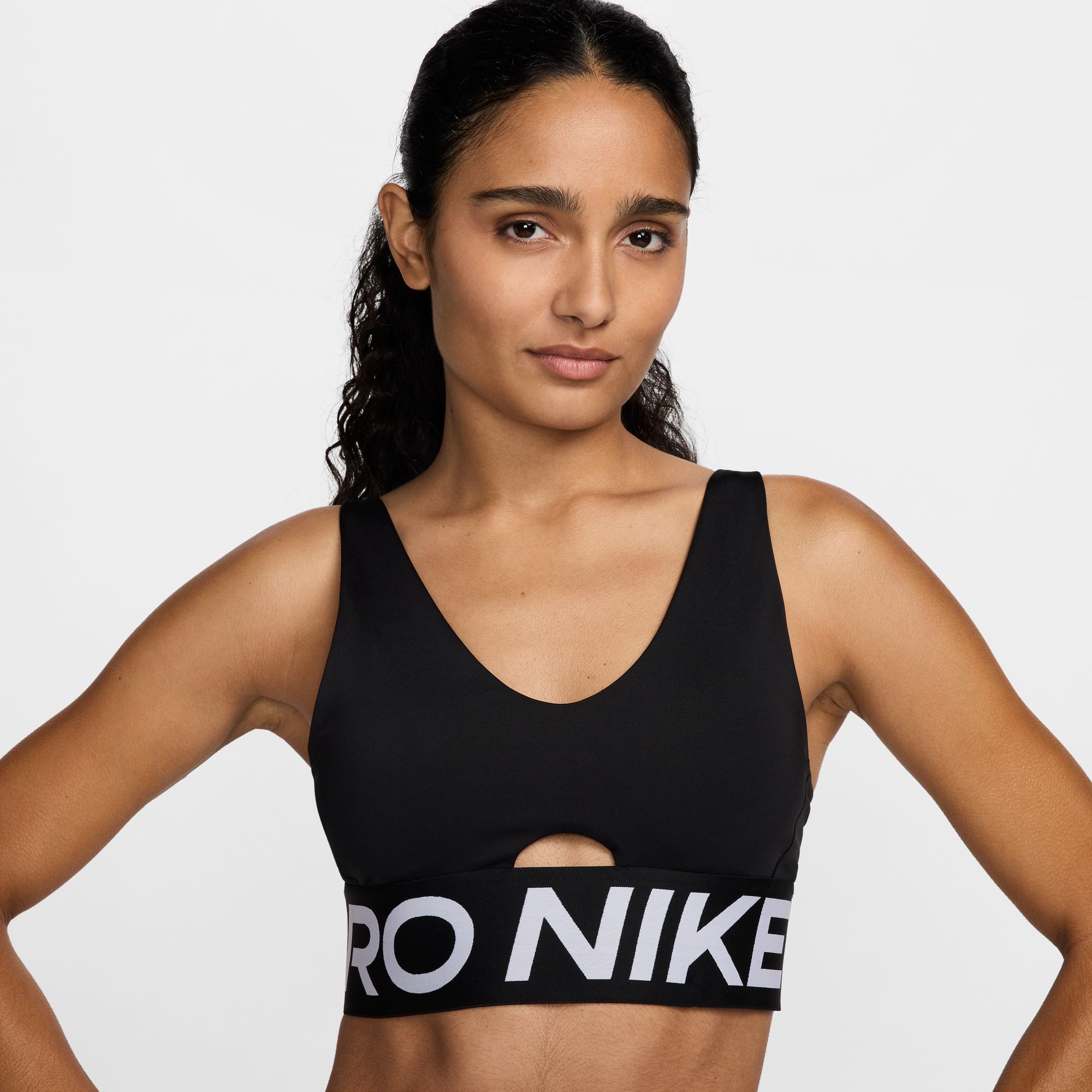 Nike Pro Indy Plunge Women's Medium-Support Padded Sports Bra