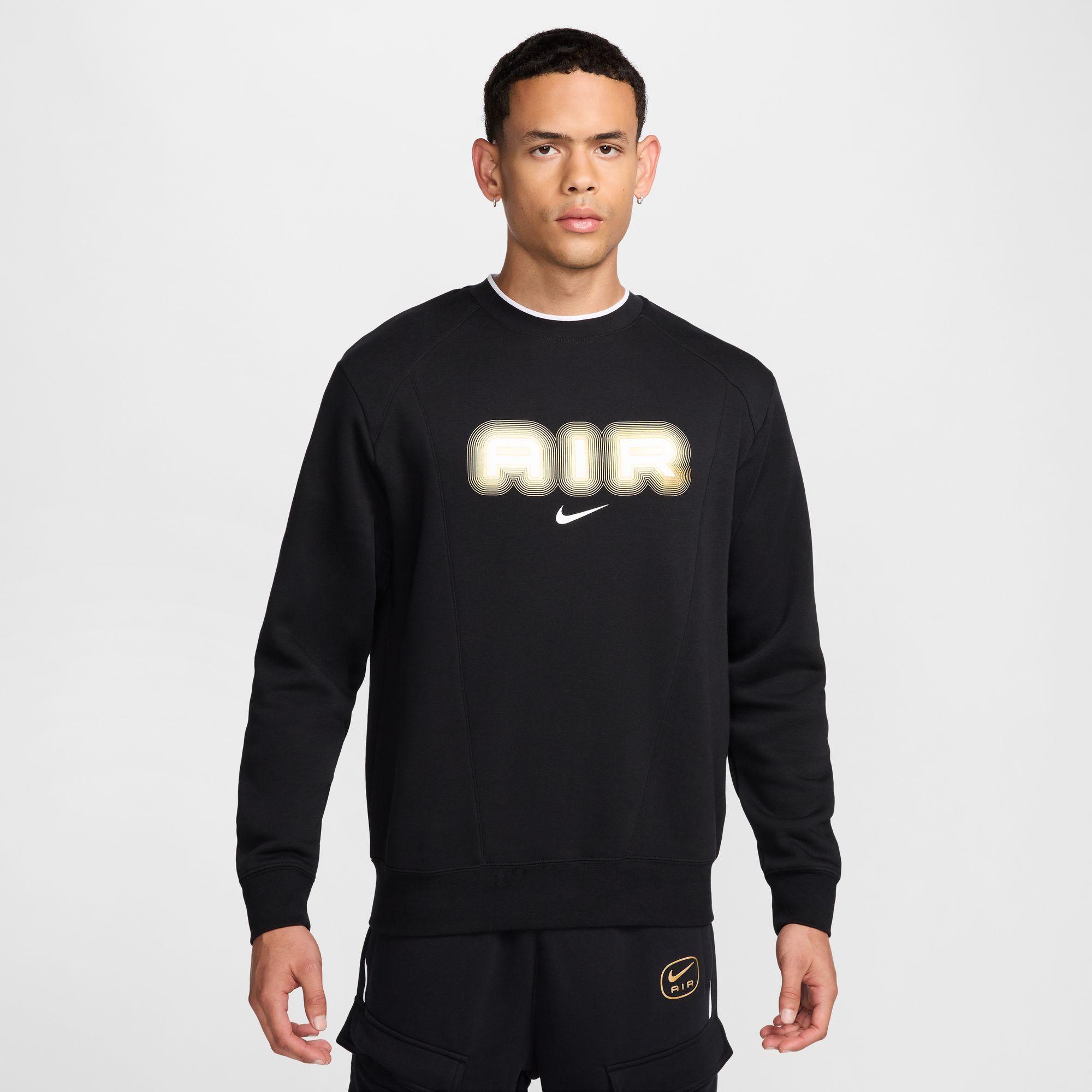 Nike Air Men's Fleece Crew-Neck Sweatshirt