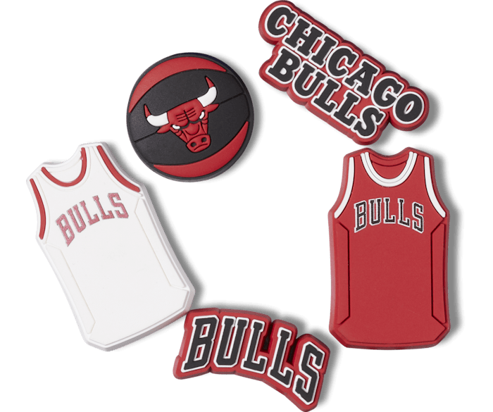Crocs Jibbitz NBA Chicago Bulls 5 Pack