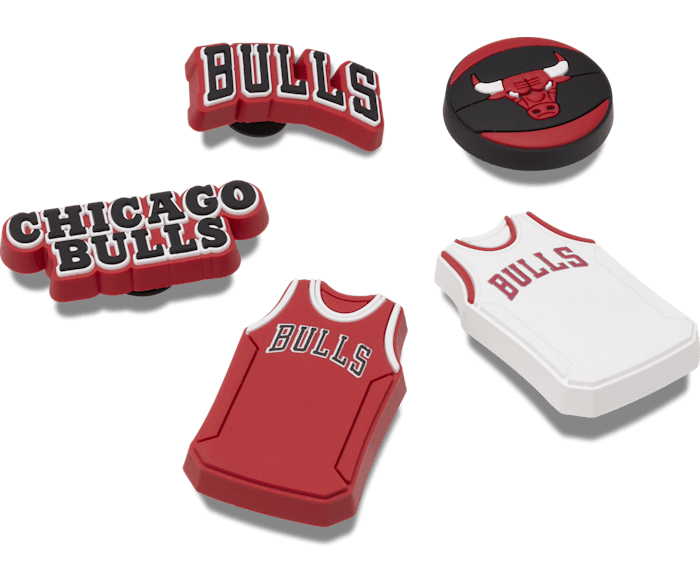Crocs Jibbitz NBA Chicago Bulls 5 Pack