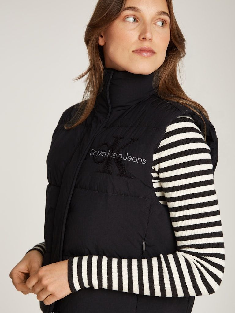 Calvin Klein Jeans Chenille Logo Puffer Gilet