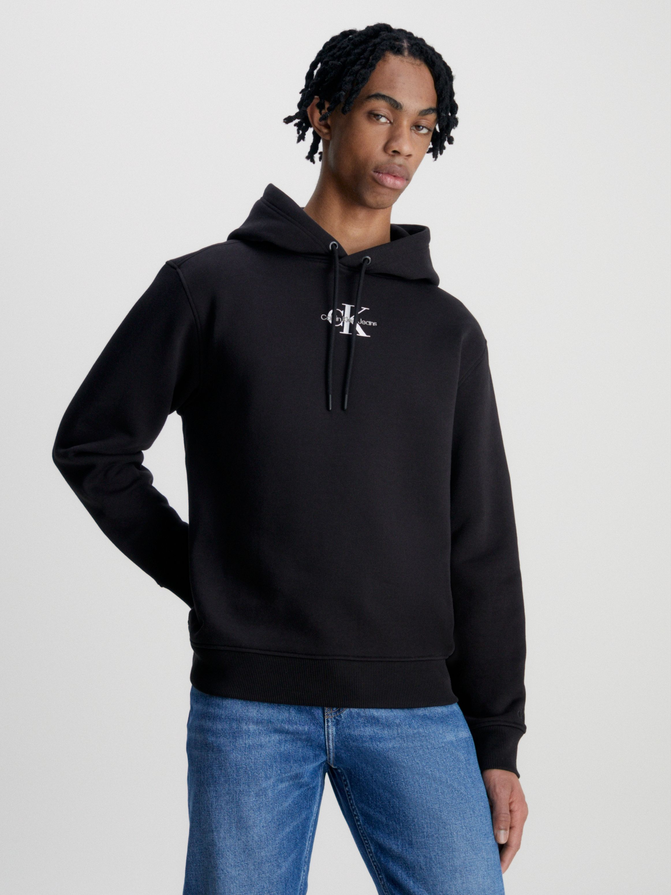 Calvin Klein Jeans Monogram Fleece Hoodie
