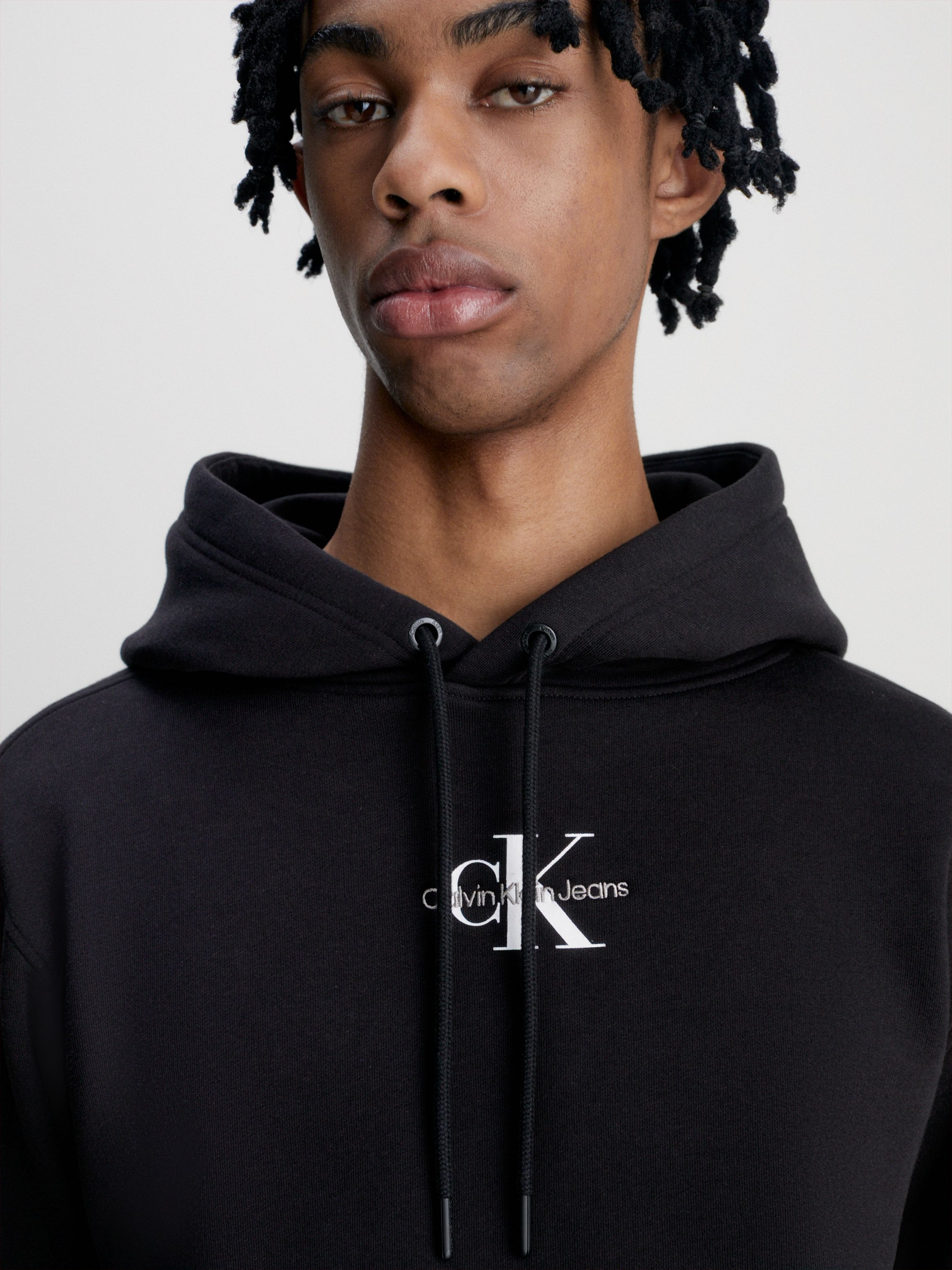 Calvin Klein Jeans Monogram Fleece Hoodie