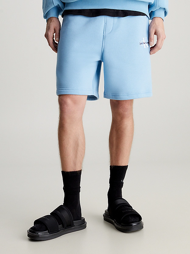 Calvin Klein Jeans Monogram Fleece Jogger Shorts