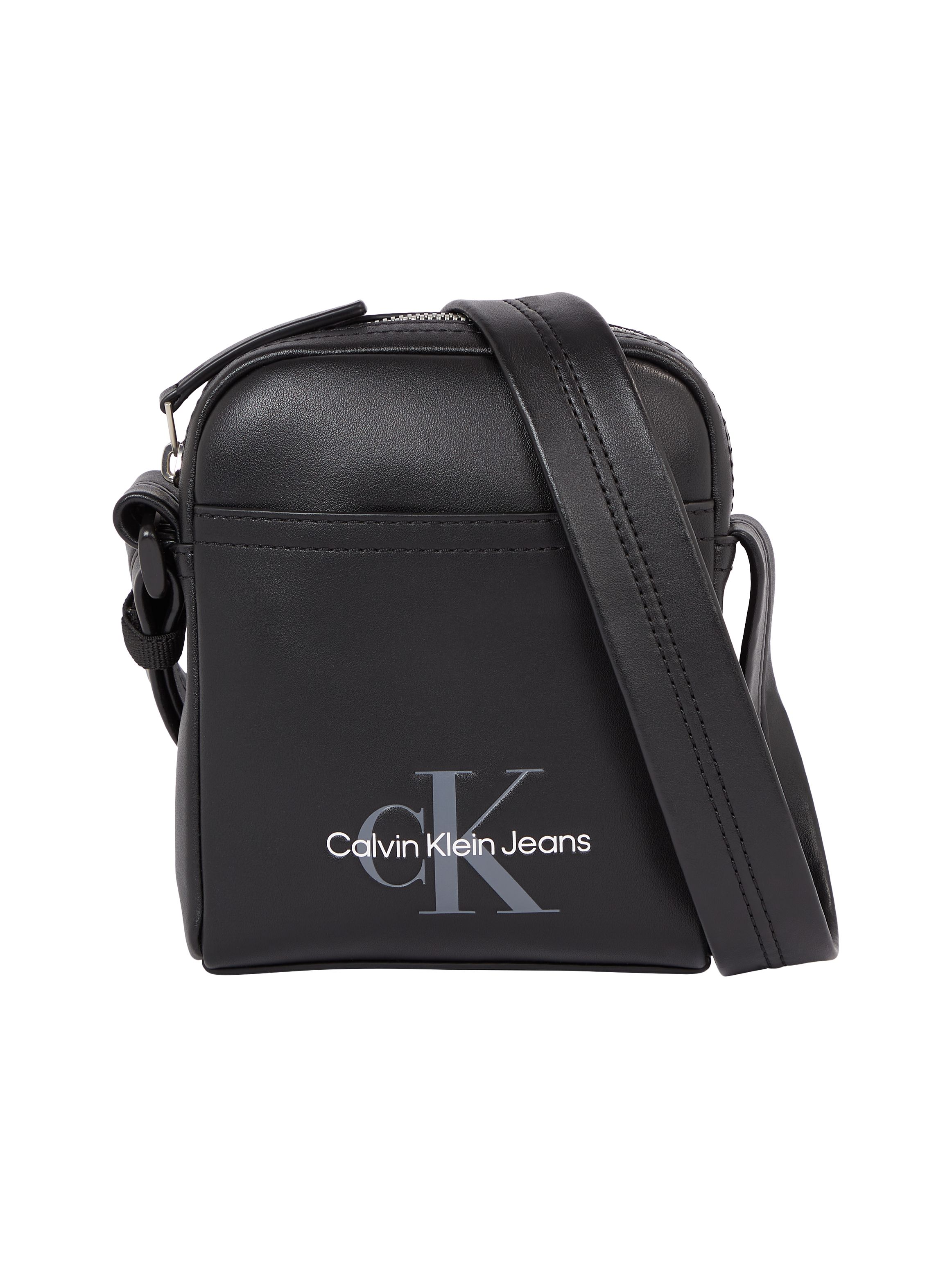 Calvin Klein Jeans Monogram Reporter Bag